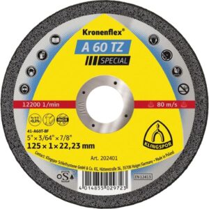 A 60 TZ Special – Discos de corte Kronenflex® para Acero inox, Acero